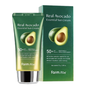 Farmstay Солнцезащитный крем для лица с авокадо Real Avocado Essential Sun Cream SPF50+ PA++++ 70г