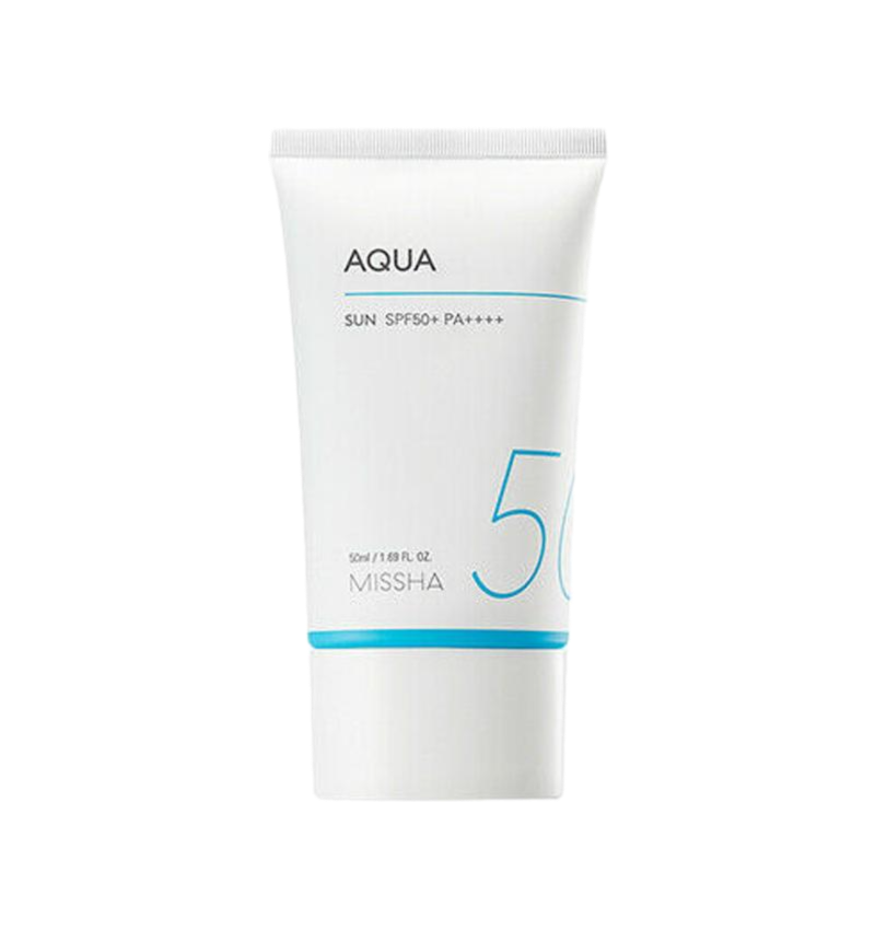 Missha Солнцезащитный крем для лица увлажняющий All Around Safe Block Sun Aqua Gel SPF50 PA++++ 50 мл.