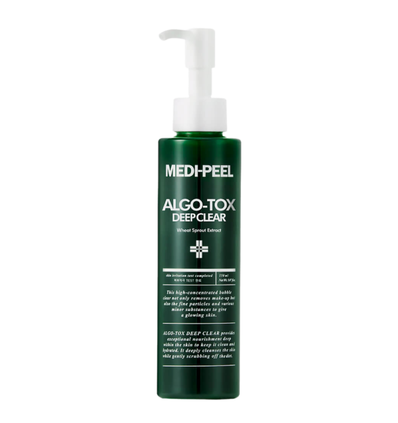 MEDI-PEEL Гель-пенка для глубокого очищения с детокс эффектом Algo-TOX Deep Clear  140мл.