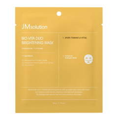 JMsolution Тающая гидрогелевая маска с ниацинамидом для сияния кожи Bio-Vita Duo Brightening Mask 1шт