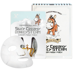 Elizavecca Питательная тканевая маска с паровым кремом Silky Creamy Donkey Steam Cream Mask Pack 1шт.