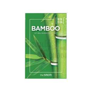 The Saem Маска тканевая с экстрактом бамбука, Natural Bamboo Mask Sheet, 1 шт