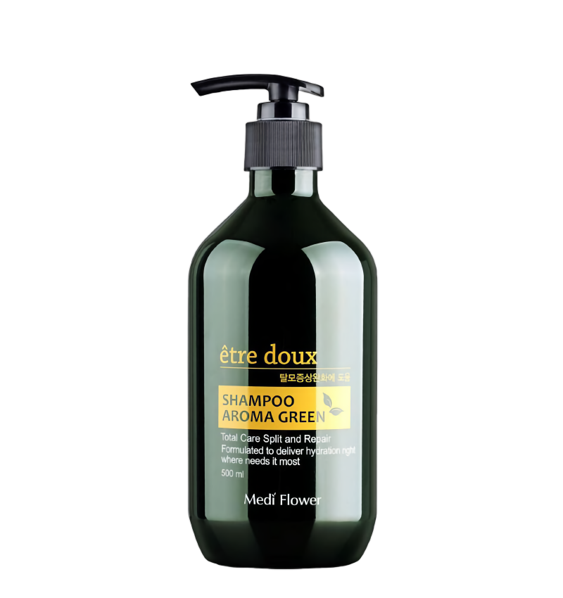 Medi Flower Шампунь против выпадения волос, Etre Doux Hair Shampoo Aroma Green 500 мл