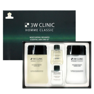 3W Clinic Набор для ухода за мужской кожей увлажняющий / Classic moisturizing freshnes 2 set