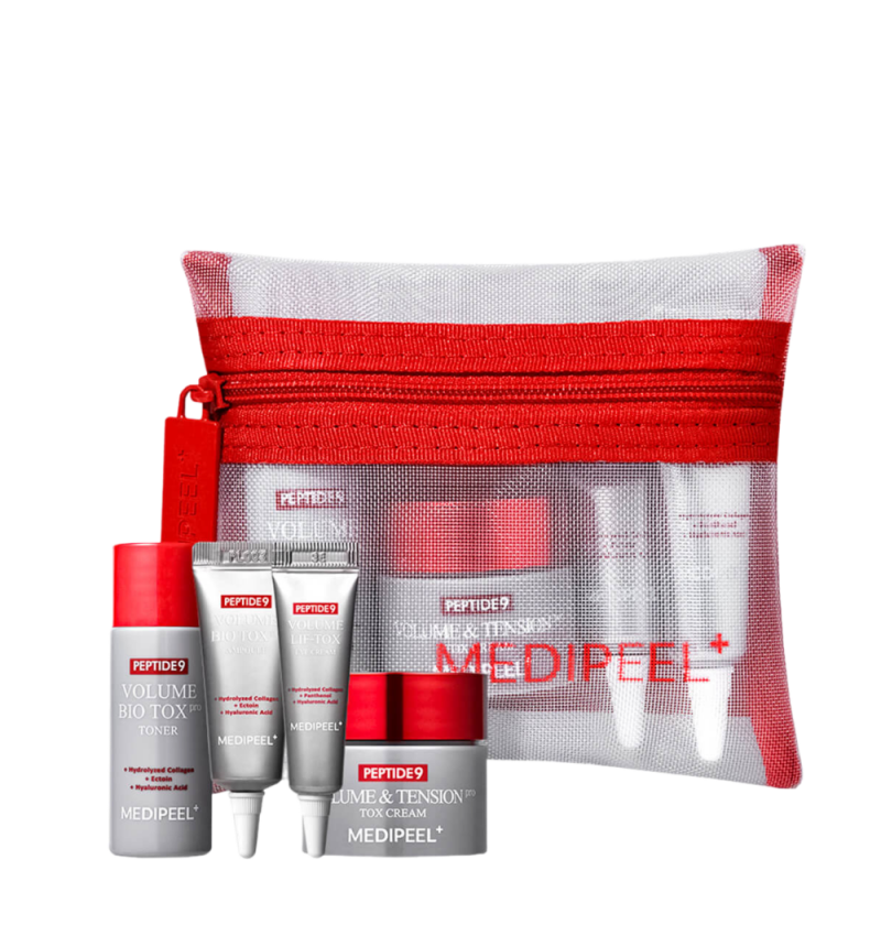 Medi-Peel Лифтинг-набор миниатюр с пептидами, Peptide 9 Volume Bio Tox Trial Kit 20ml+10ml+10gr+4ml