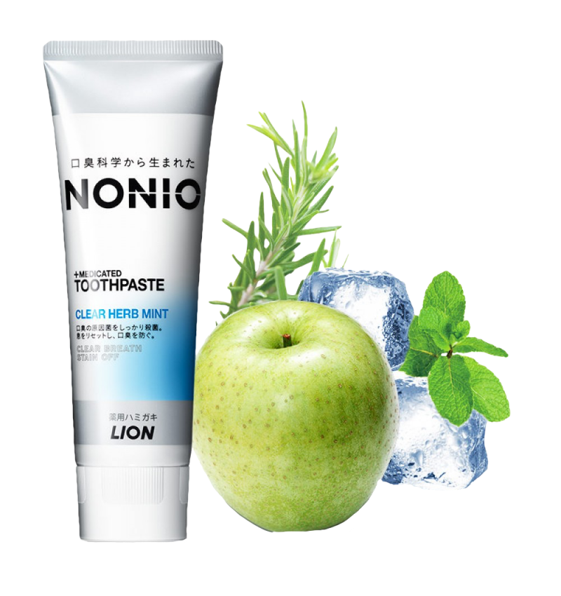 Lion Профилактическая зубная паста с ароматом трав и мяты / Nonio, 130 гр.