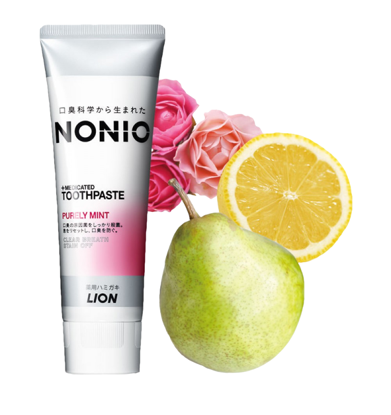 Lion Профилактическая зубная паста со вкусом фруктов и мяты / Nonio, 130 гр.
