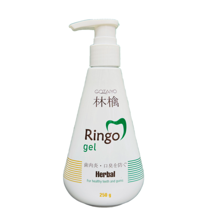 Ringo Gel Зубная паста гелевая отбеливающая Herbal 250 гр с помпой-дозатором