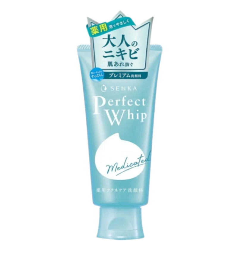 Shiseido Пенка для умывания проблемной кожи против микровоспалений, Senka Perfect Whip Acne Care 120 гр.