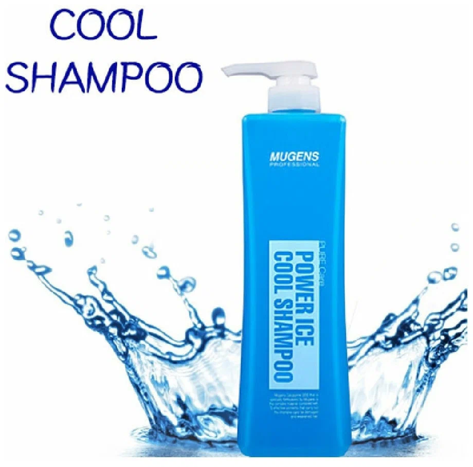 WELCOS Шампунь для волос охлаждающий Mugens Power Ice Cool Shampoo, 1000 мл