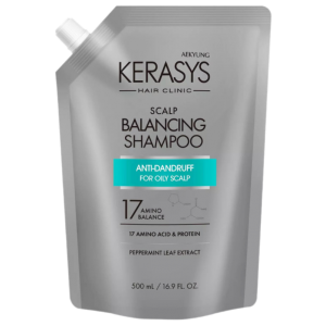 KeraSys Шампунь для волос "Лечение жирной кожи головы" Care Balancing Shampoo Anti-Dandruff for oily scalp 500 мл. запаска