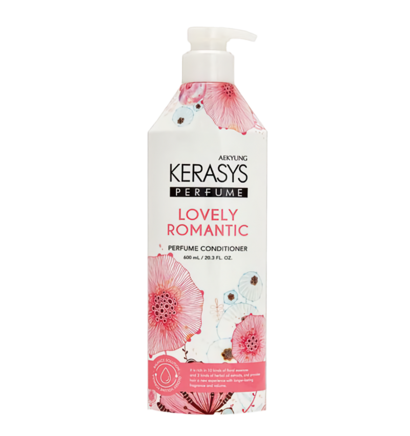 KeraSys Кондиционер для волос парфюмированный Романтик Lovely&romantic parfumed rinse, 600 мл.