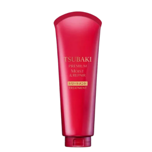 Shiseido Tsubaki Увлажняющая маска для волос, с маслом камелии, с цветочно-фруктовым ароматом, Premium Moist 180 гр.