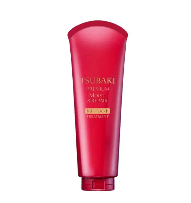 Shiseido Tsubaki Увлажняющая маска для волос, с маслом камелии, с цветочно-фруктовым ароматом, Premium Moist 180 гр.