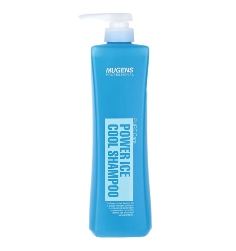 WELCOS Шампунь для волос охлаждающий Mugens Power Ice Cool Shampoo, 1000 мл