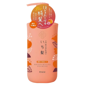 KRACIE Ichikami Double Moisturizing Care Shampoo Шампунь для увлажнения поврежденных волос 480гр.