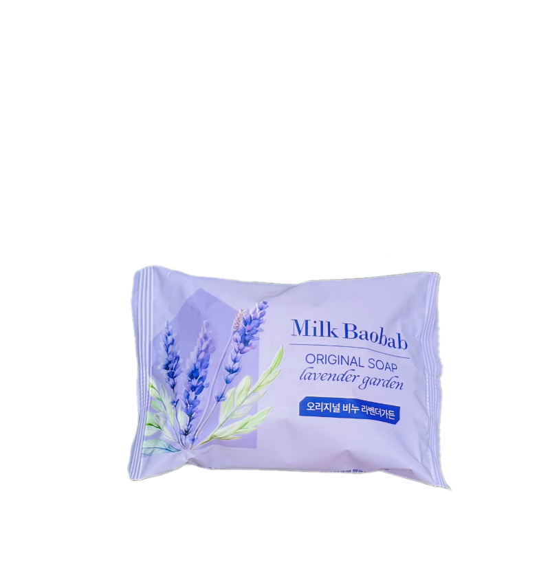 Milk Baobab Мыло туалетное кусковое Original Soap Lavendar Garden,100г