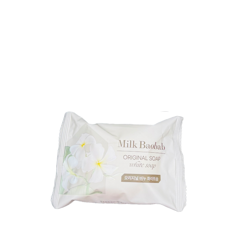 Milk Baobab Мыло туалетное кусковое Original Soap White Soap,100г