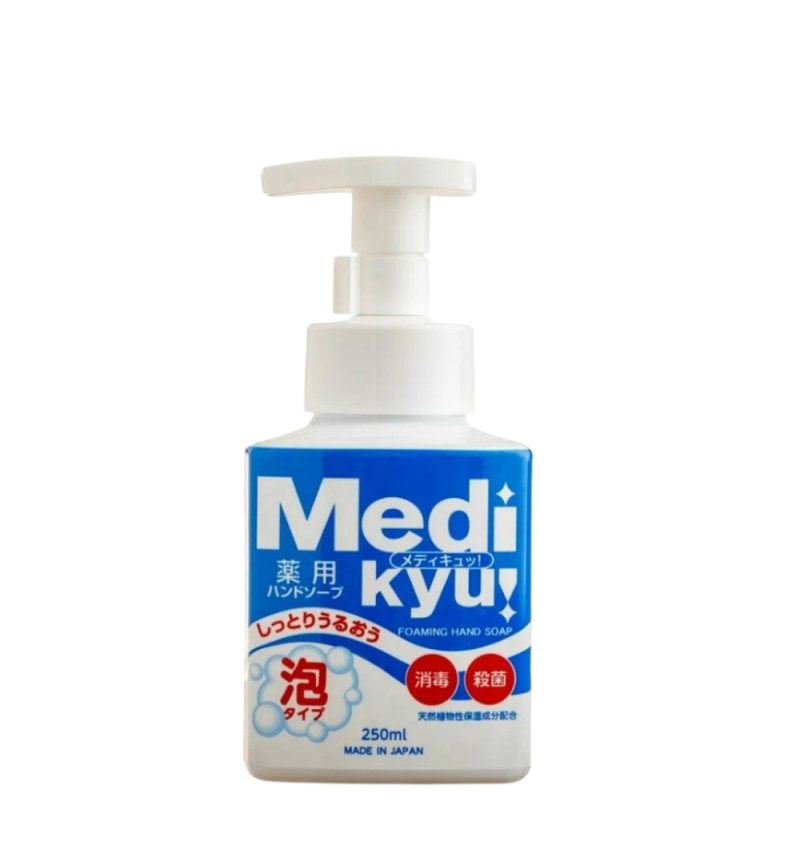 Rocket Soap Мыло-пенка для рук увлажняющее, с антибактериальным эффектом, аромат лайма Animo Hand Soap Medi Kyu, 250 мл.