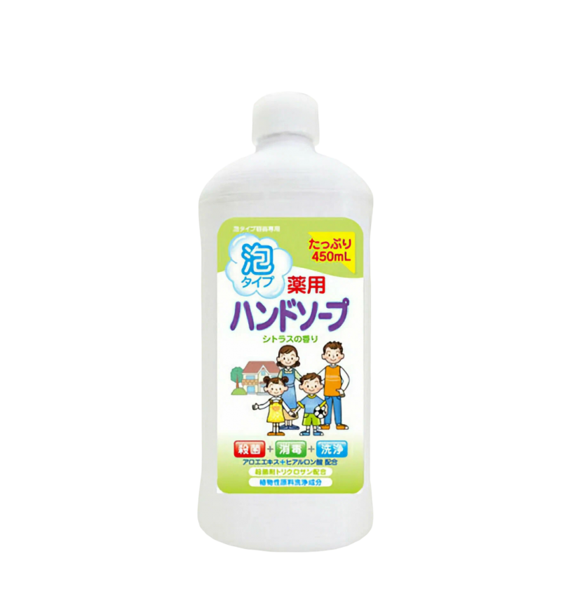 Rocket Soap Антибактериальное мыло-пенка для рук с ароматом цитрусовых сменный флакон Animo Hand Soap, 450 мл