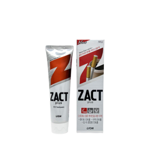 LION Зубная паста отбеливающая, осветляет и укрепляет эмаль / Zact Plus 150 гр.