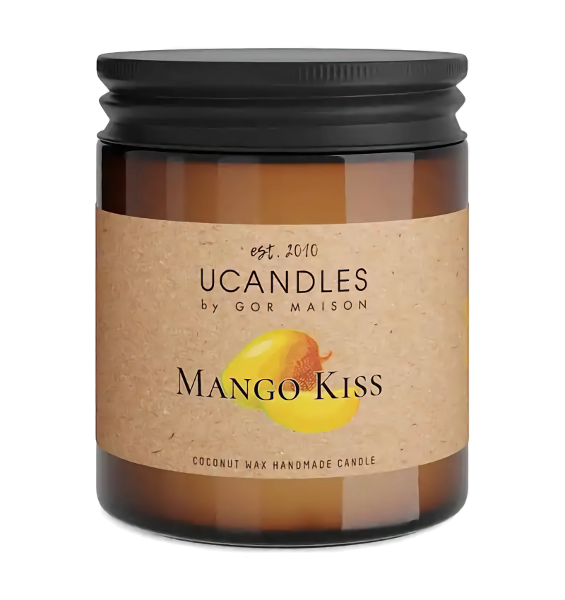Ucandles Свеча ароматическая "Манговый поцелуй" / Mango Kiss 190 гр. 
