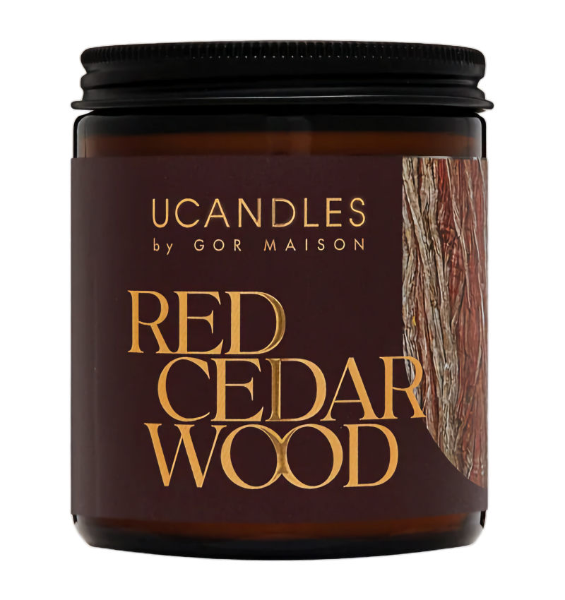 Ucandles Свеча ароматическая "Древесина красного кедра" / Red Cedar Wood, 190 мл.