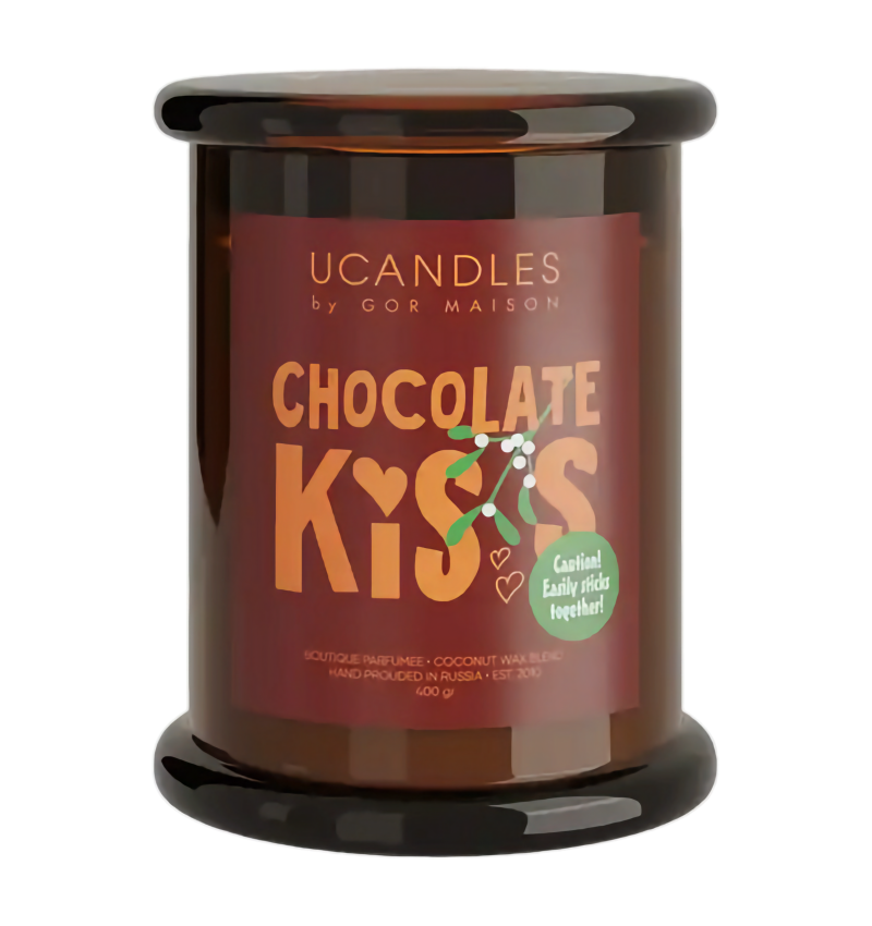 Ucandles Свеча ароматическая  "Шоколадный поцелуй" / Chocolate Kiss, 280 мл.