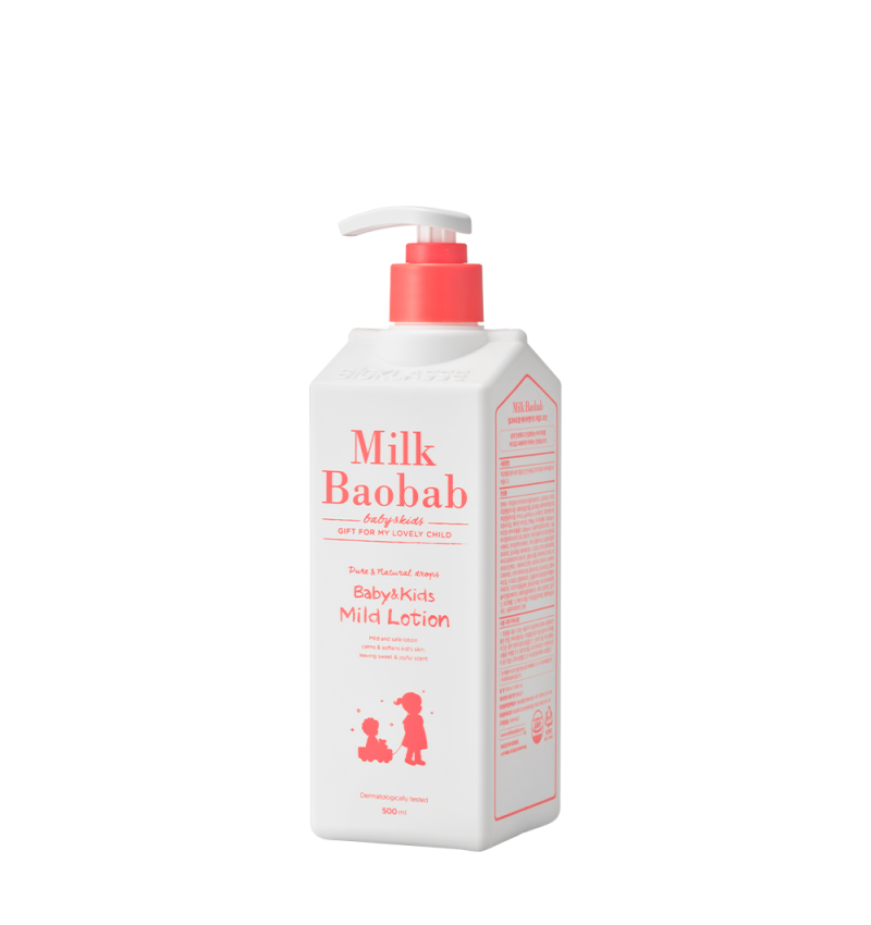 Milk Baobab Детский лосьон для тела увлажняющий, Baby&Kids Mild Lotion 500 мл