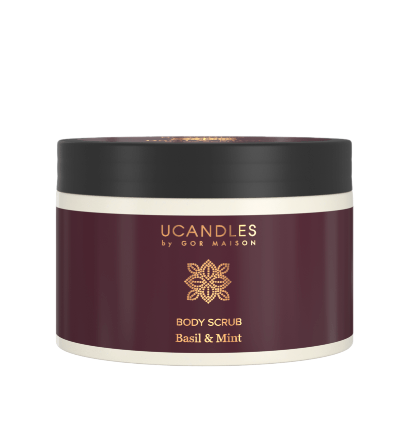 Ucandles Скраб для тела Базилик и Мята / BASIL AND MINT 300 гр