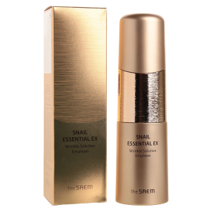 The Saem Омолаживающая эмульсия с муцином улитки / Snail Essential EX Wrinkle Solution Emulsion ,150 мл