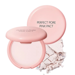 The Saem Пудра розовая с каламином для проблемной кожи Saemmul Perfect Pore Pink Pact 11гр