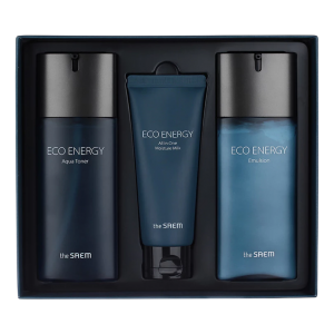 The Saem Набор для мужчин (тонер Aqua Toner 130мл + эмульсия Emulsion 130мл + молочко All In One Moisture Milk 70мл) Eco Energy Skin Care 2