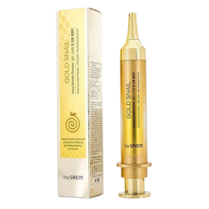 The Saem Средство для заполнения морщин с экстрактом улитки Gold Snail Deep Wrinkle Plumper 2X Power 10мл