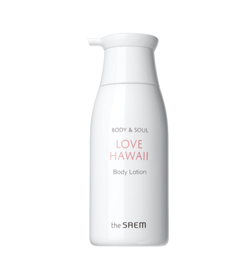 The Saem Лосьон для тела с экстрактом цветов гибискуса Body & Soul Love Hawaii Body Lotion 300мл.