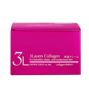 Japan Gals Крем для лица с тремя видами коллагена / 3 Layers Collagen, 60 гр.