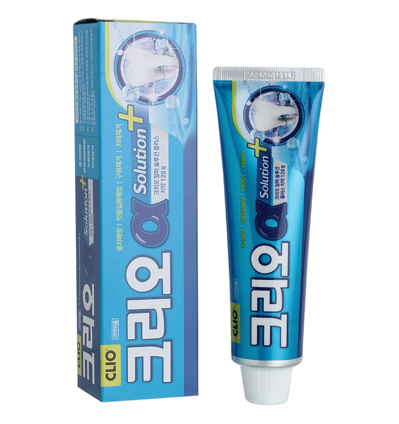 Clio Зубная паста для естественной белизны зубов / Alpha Solution Total Care Plus Toothpaste, 120 гр.