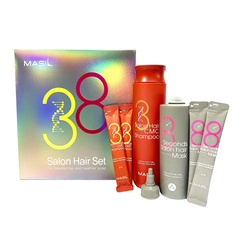 Masil Набор для восстановления волос с кератином и коллагеном / 38 Salon Hair, 2 Set