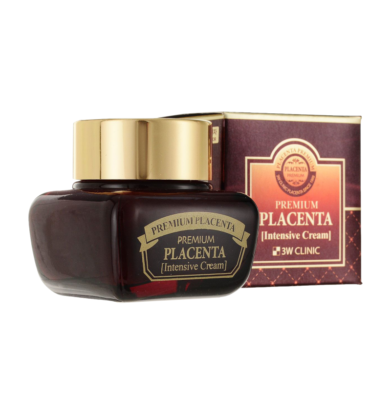 3W Clinic Крем для лица антивозрастной с плацентой / Premium Placenta Age Repair Cream, 50 мл.