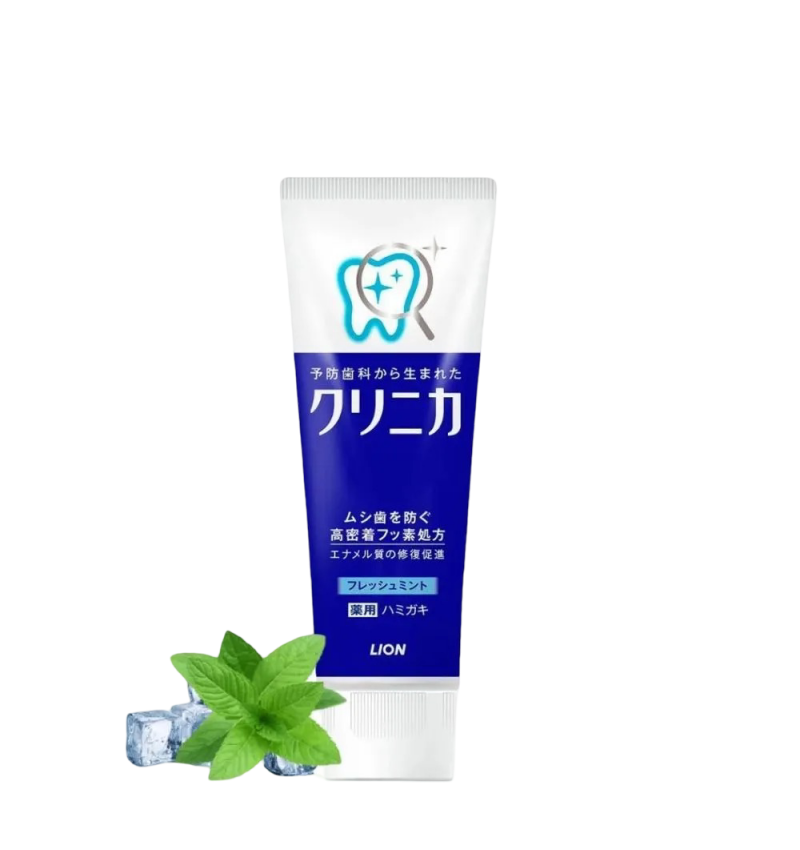 Lion Зубная паста для защиты от кариеса с ароматом охлаждающей мяты / Clinica Fresh Mint, 130 гр.