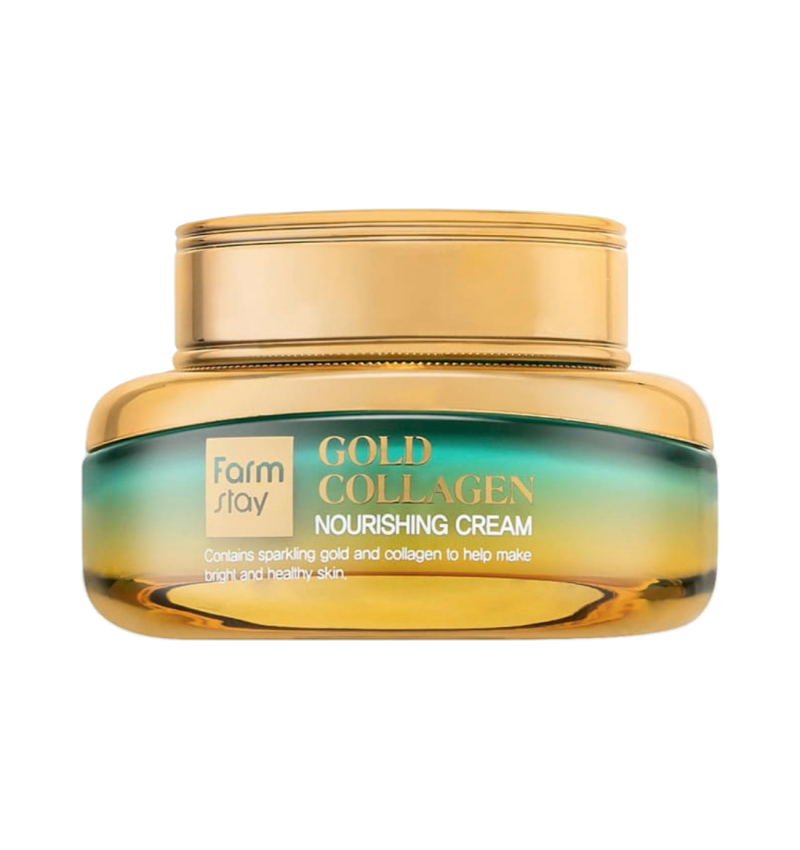 Farmstay Питательный крем с золотом и коллагеном / Gold Collagen Nourishing Cream, 55 мл.