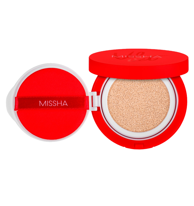 Missha Тональный кушон с матовым финишем (21 тон) / Velvet Finish Cushion SPF50+, 15 мл.