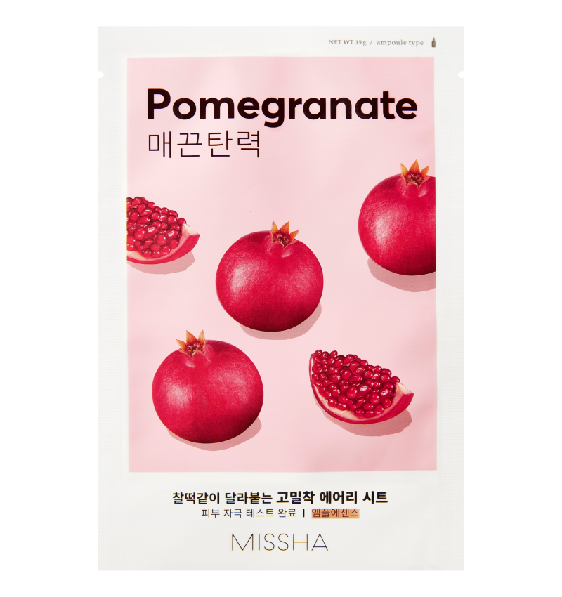 Missha Тканевая маска для лица с экстрактом граната / Airy Fit Sheet Mask Pomegranat, 1 шт.