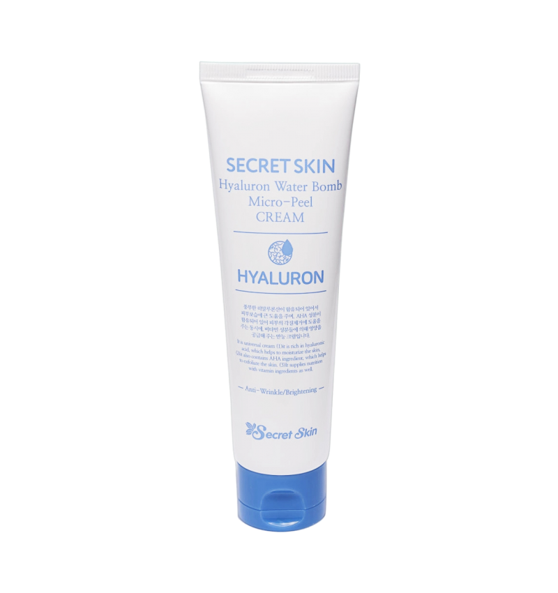 Secret Skin Крем для лица гиалуроновый / Hyaluron Water Bomb Micro Peel Cream, 70 гр.