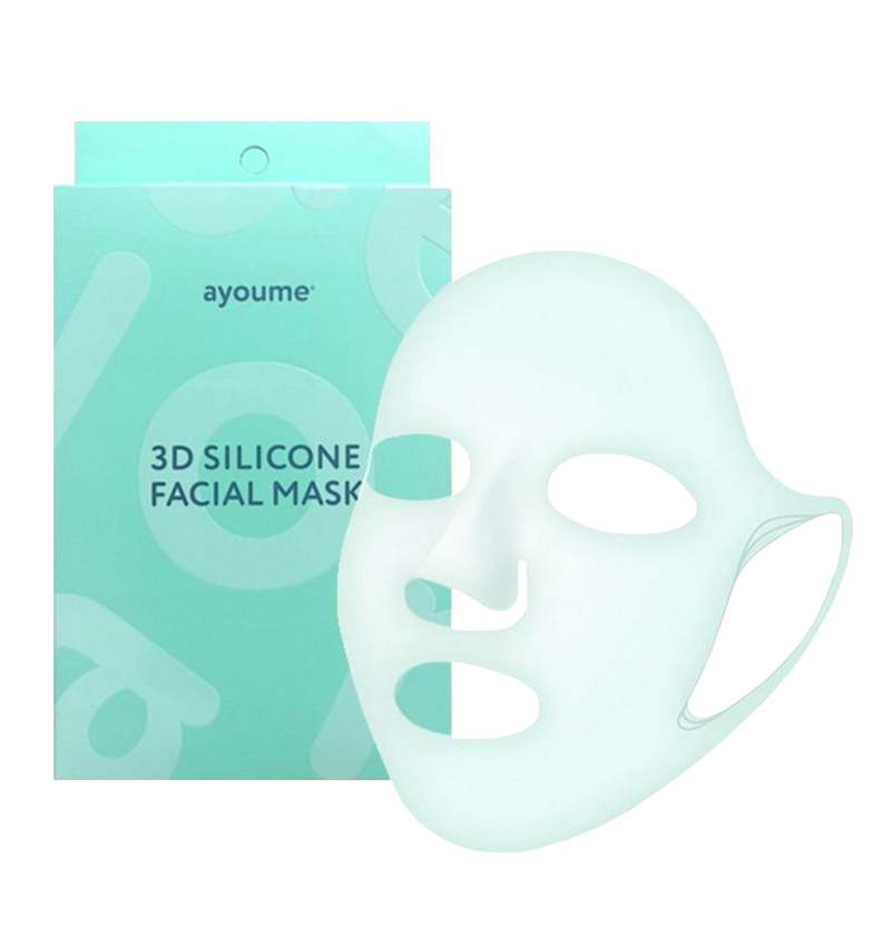 Ayoume Силиконовая маска-фиксатор для косметических процедур / 3D Silicone Facial Mask, 1 шт.