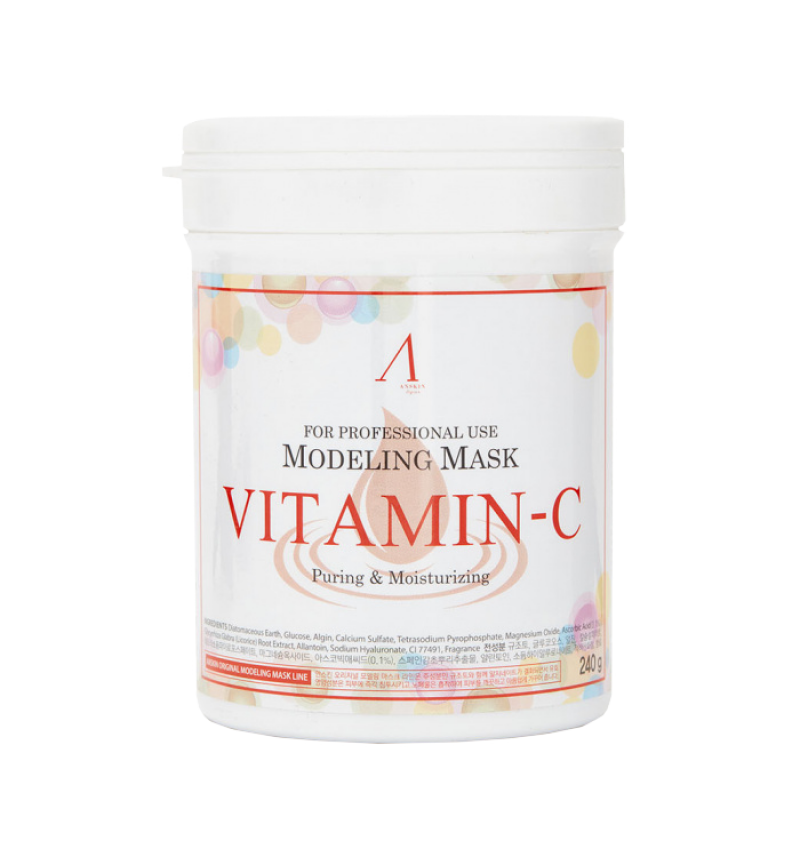 Anskin Осветляющая альгинатная маска с витамином С / Vitamin-C Modeling Mask, 240 мл.