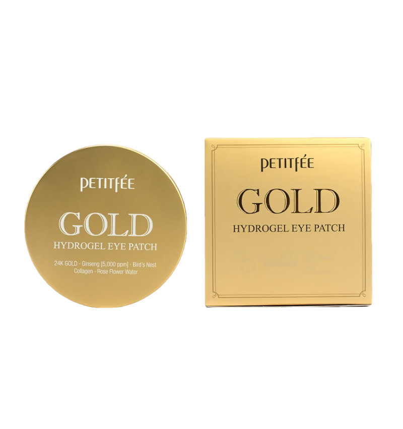 Petitfee Гидрогелевые патчи для кожи вокруг глаз с золотом / Gold Hydrogel Eye Patch, 60 шт.