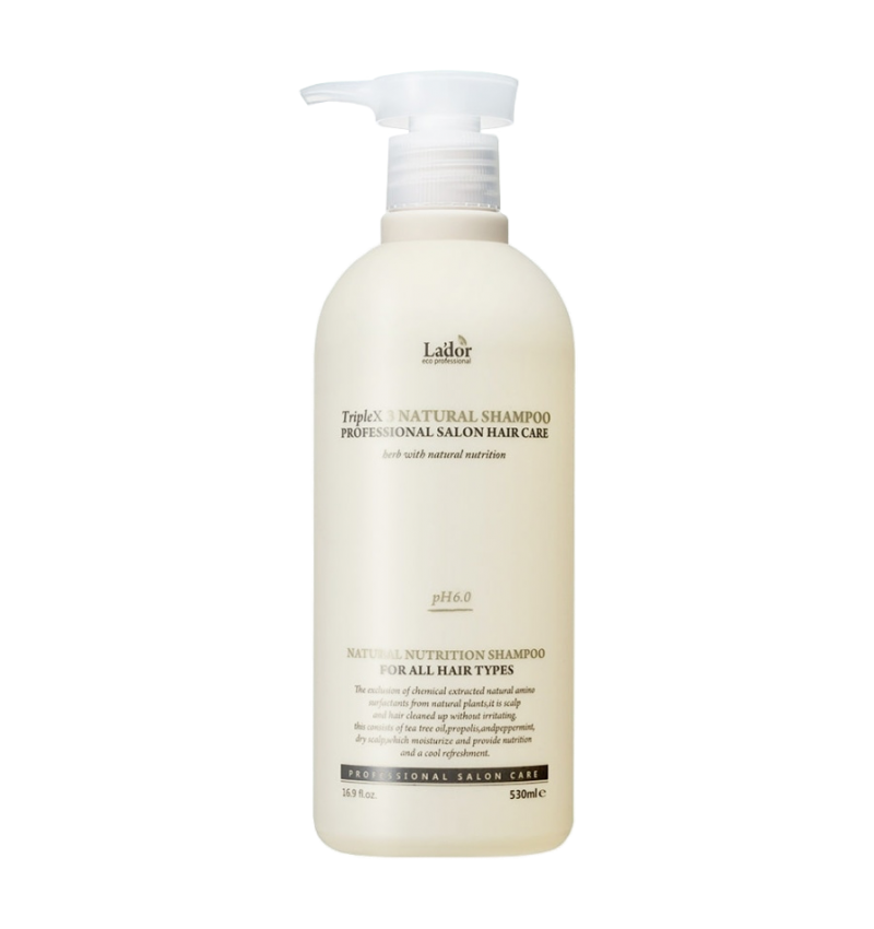 Lador Шампунь с натуральными ингредиентами / Triplex Natural Shampoo, 530 мл.