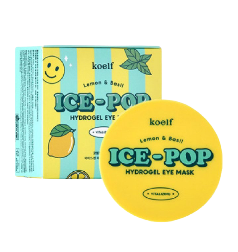 Koelf Гидрогелевые патчи для глаз с экстрактом лимона и базилика / Lemon&Basil Hydrogel Eye Patch, 60 шт.