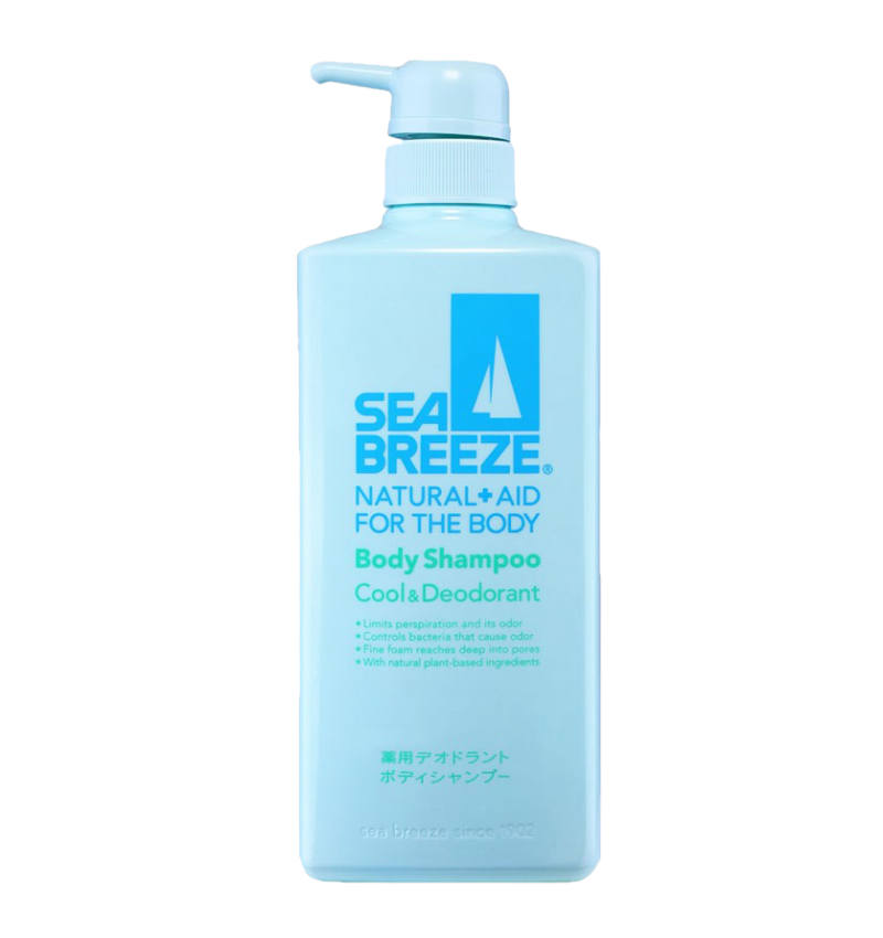 SHISEIDO Шампунь для тела освежающий и дезодорирующий Sea Breeze, 600 мл.